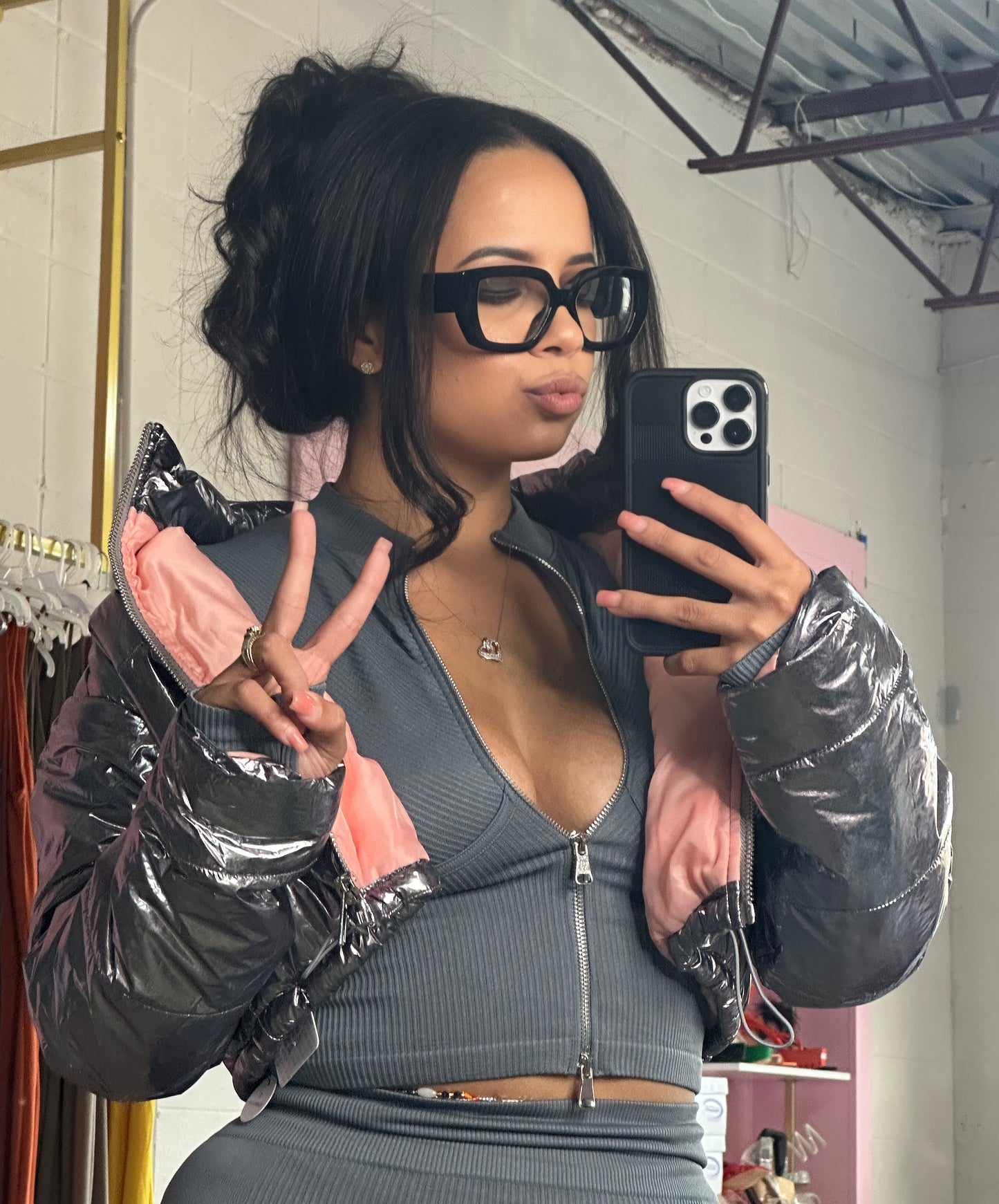 Melly crop coat