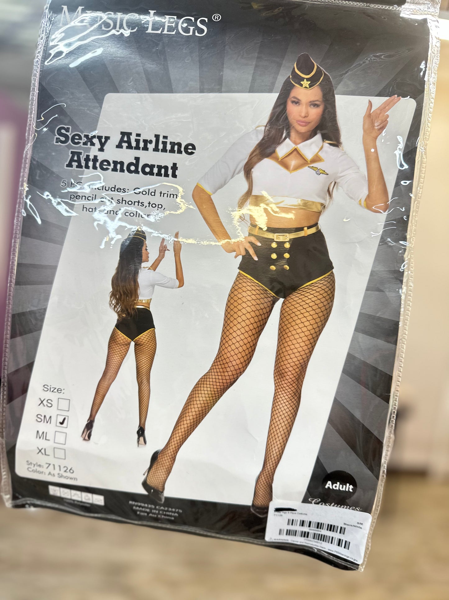 Sexy flight attendant