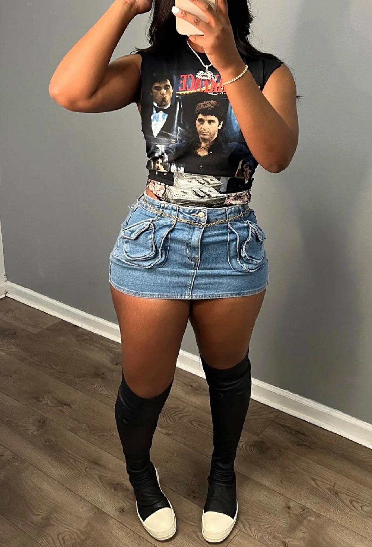 Vivid mini skirt