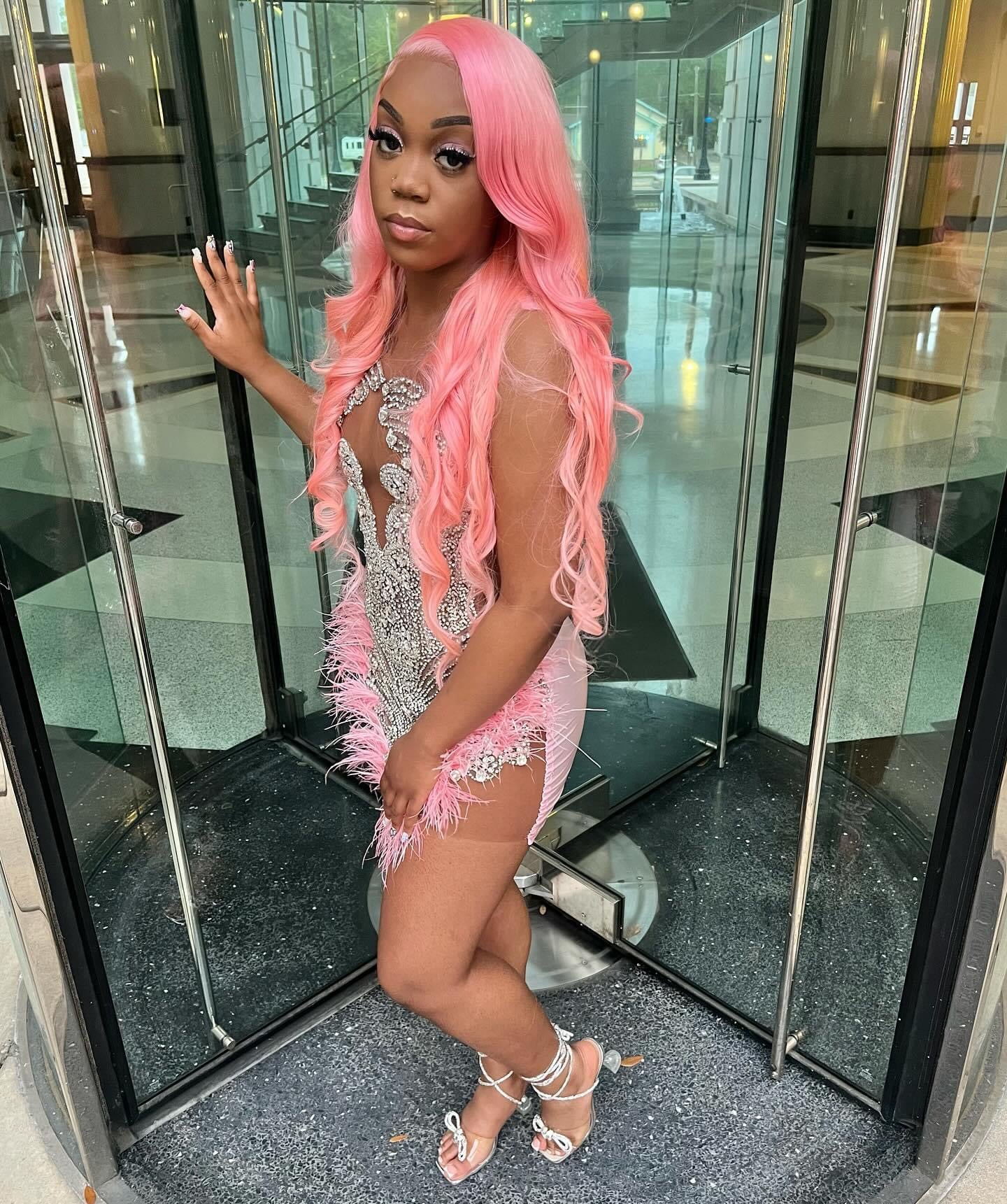 Darling (W/ pink feathers)