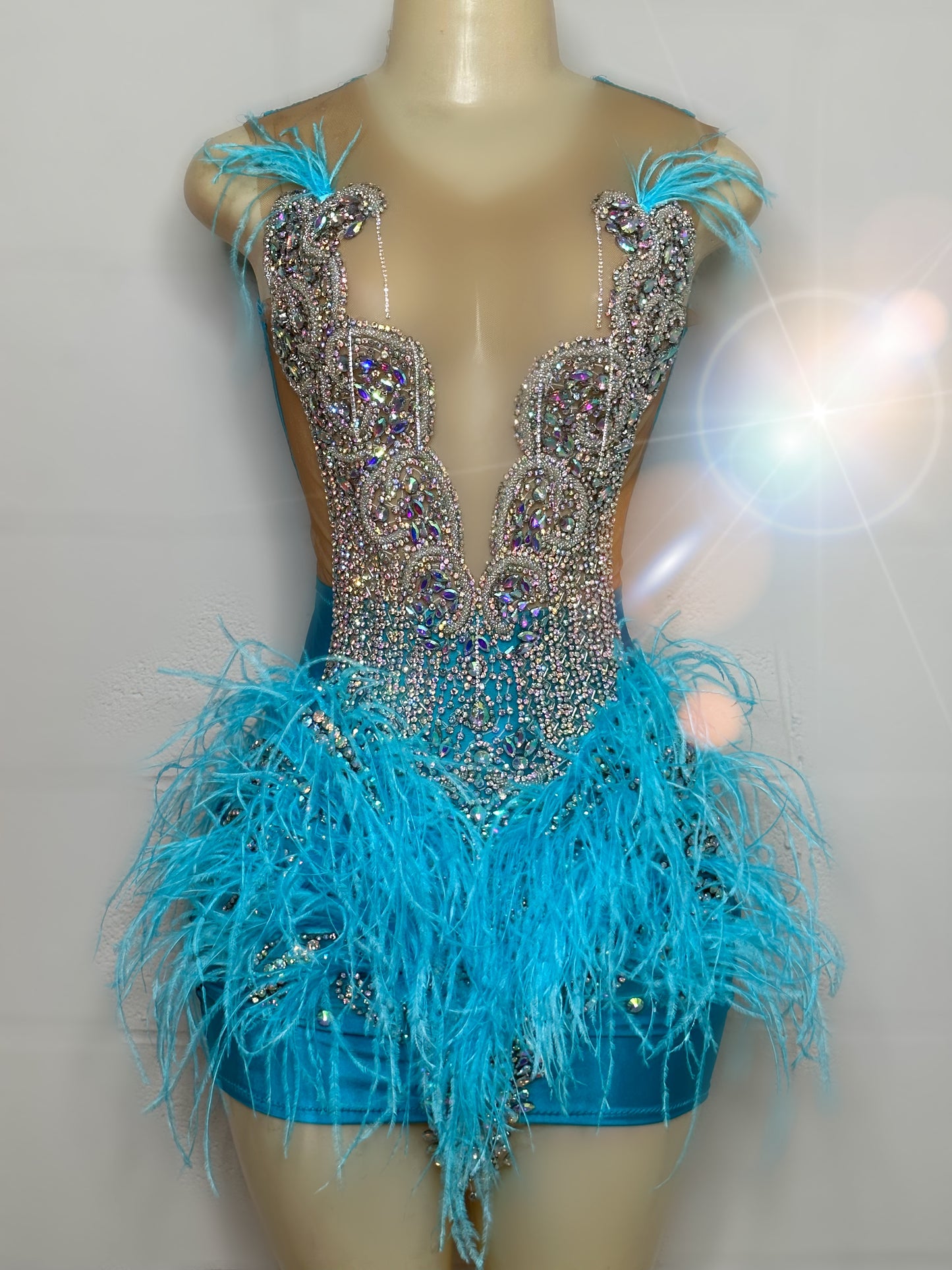 Kelly Dress- aqua