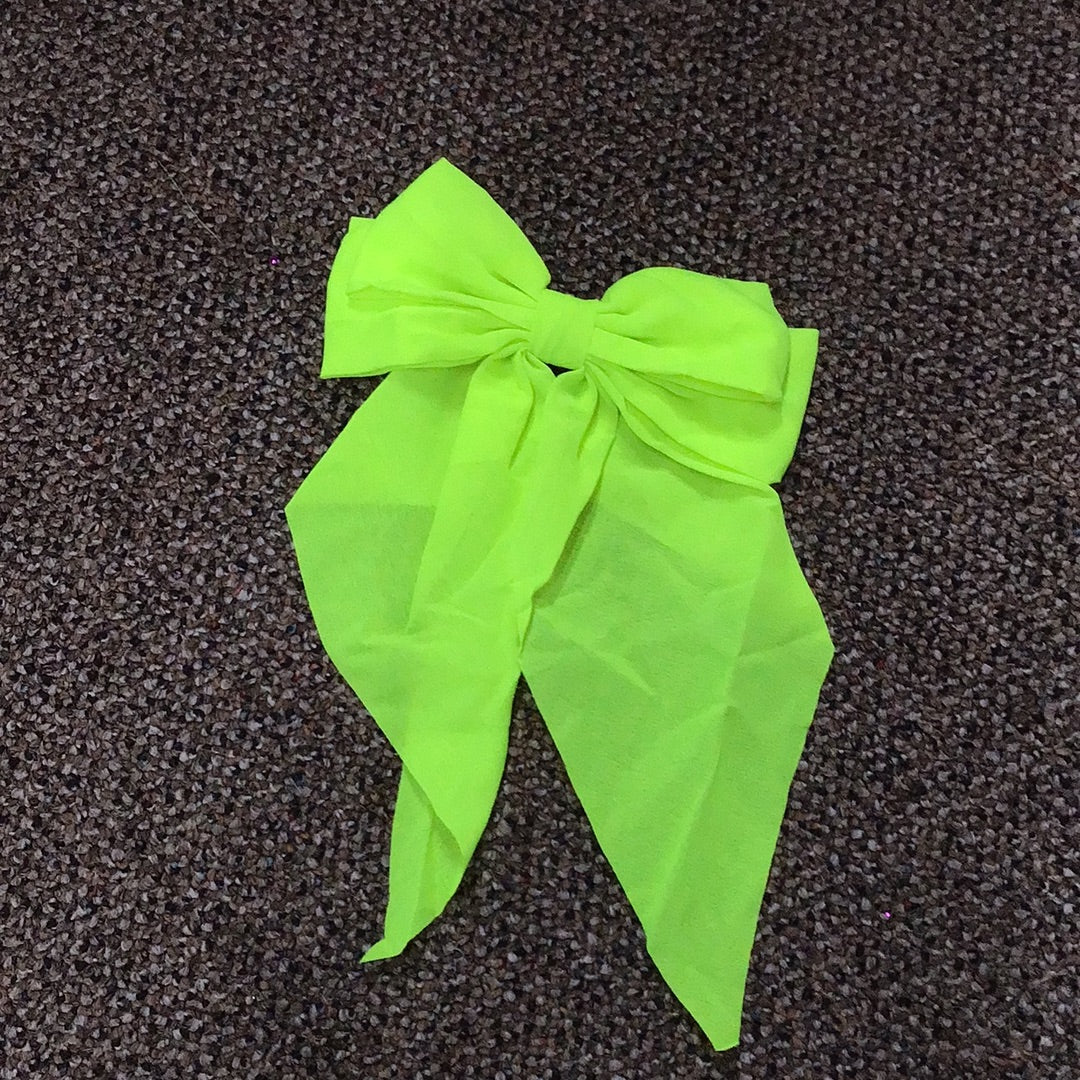 Neon School Girl Bows