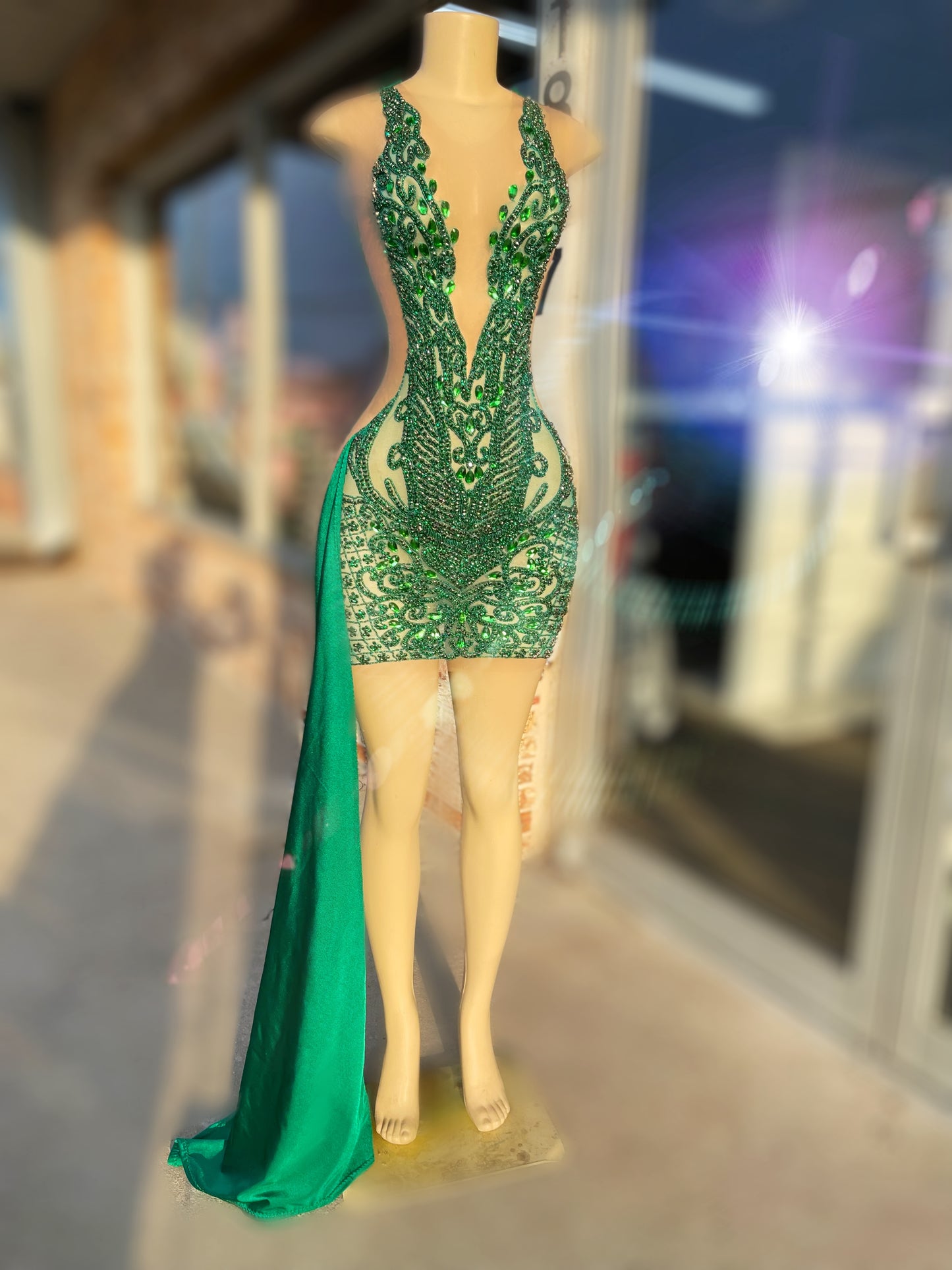 Raleigh Dress-(Green)