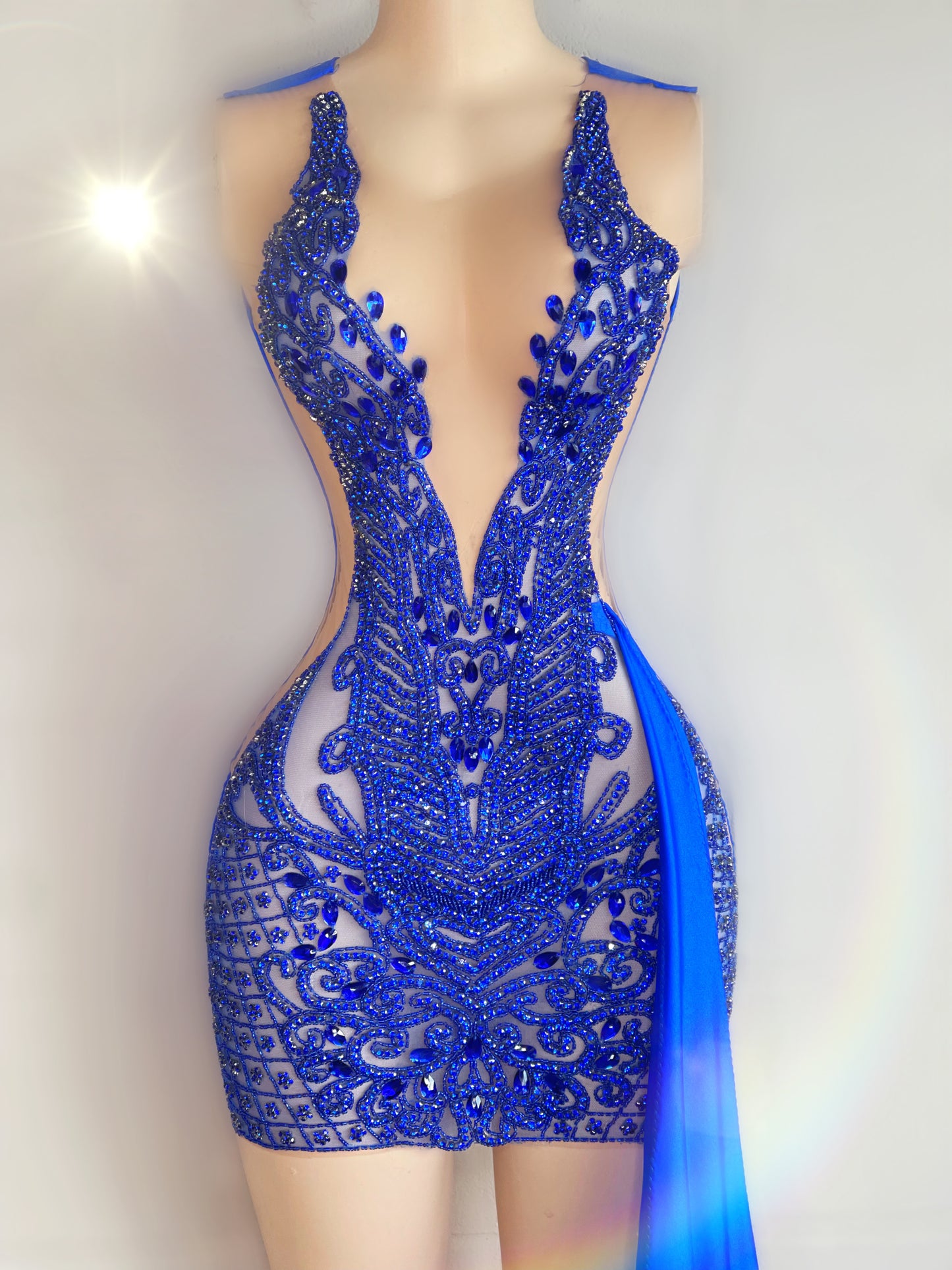 Raleigh dress-(Blue)