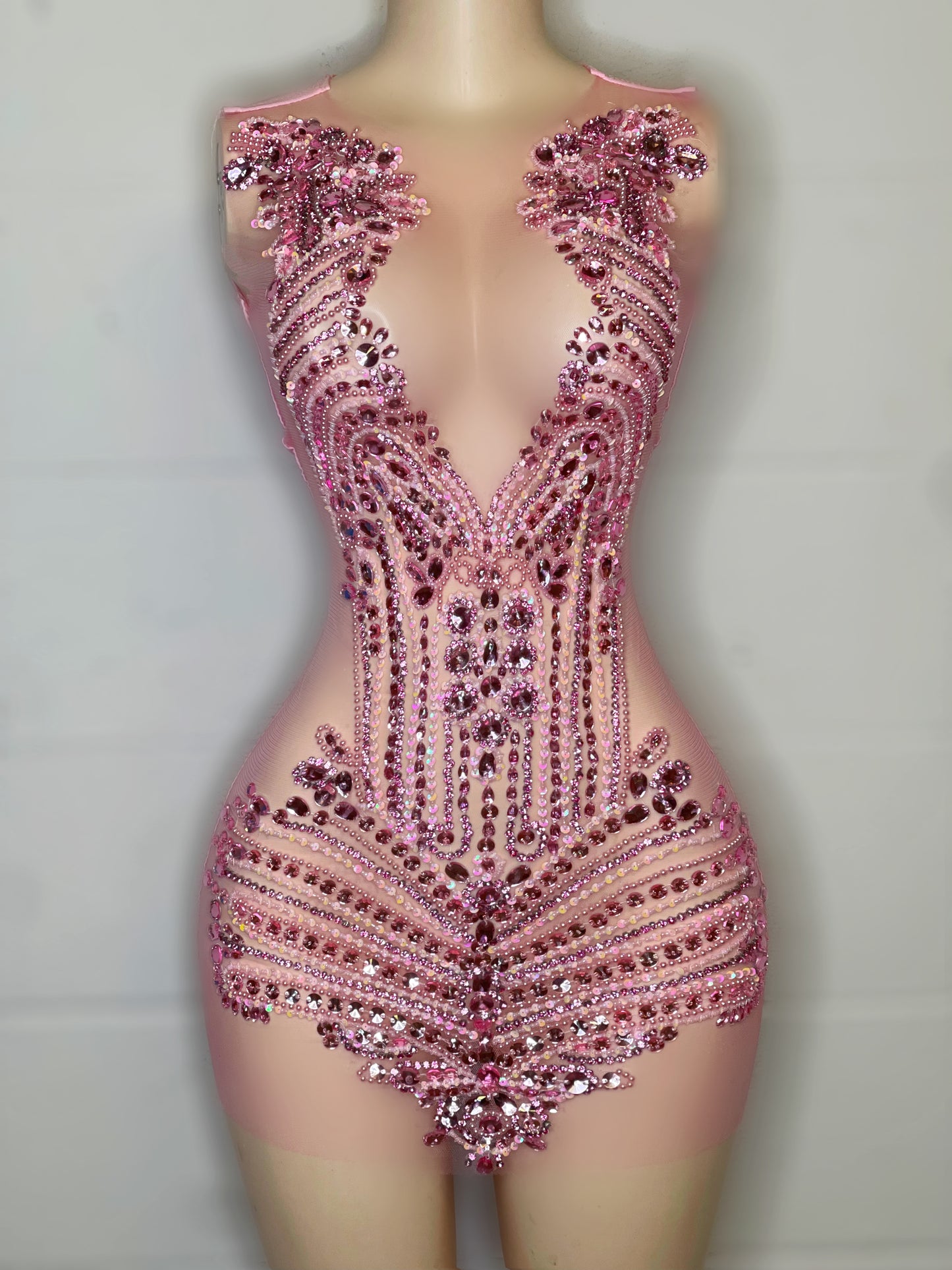 Ciara Dress-(Pink)